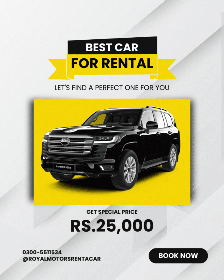 rent a land cruiser v8 lahore