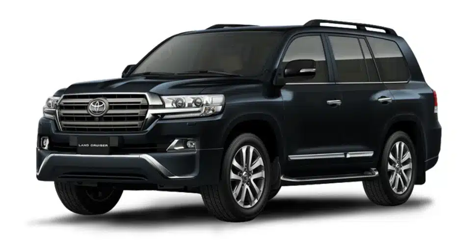 Bulltetprrof Toyota Land cruiser for rent in Lahore