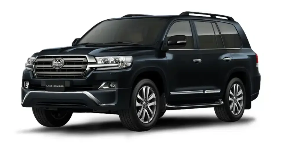 Bulltetprrof Toyota Land cruiser for rent in Lahore
